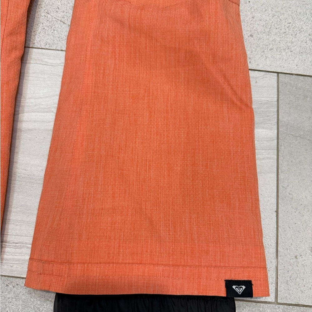 Roxy Vibrant Orange Pencil Skirt